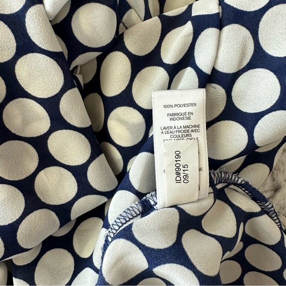 Express Polka Dot Button Down Shirt size small - Picture 7 of 8